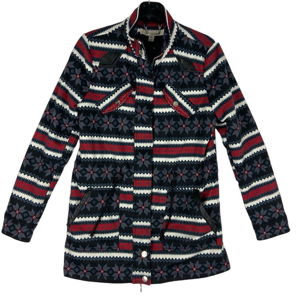 indigo Saints Jackets & Blazers - NWOT Indigo Saints Womens M (But Runs Small) Zip Up Fully Quilt lining Cozy
